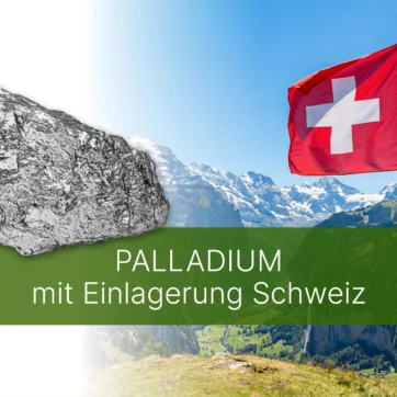 Palladium – Physisch & Sicher gelagert in der Schweiz